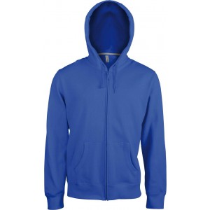 Kariban kapucnis, cipz�ras pul�ver, Light Royal Blue