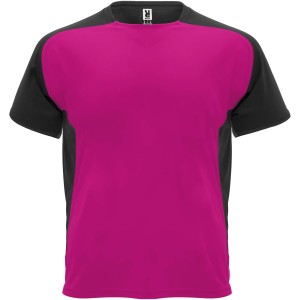 Roly Bugatti r�vid ujj� gyerek sportp�l�, fuchsia, solid black