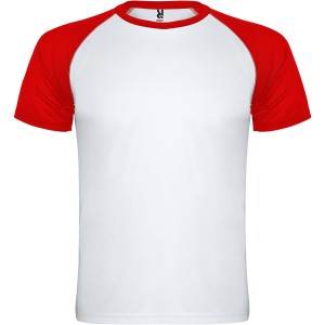 Roly Indianapolis r�vid ujj� uniszex sportp�l�, white, red